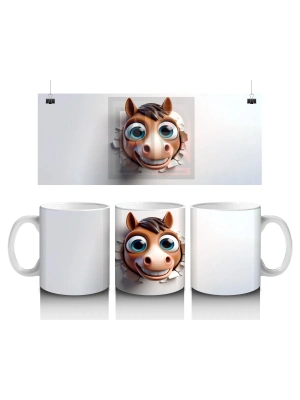 Çocuklara Sütü Sevdiren Cesur At Kupa Bardak