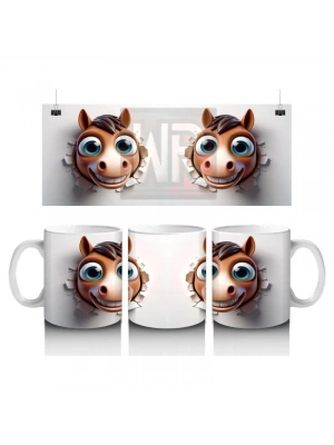 Çocuklara Sütü Sevdiren Duvarı Delip Gelen At Kupa Bardak