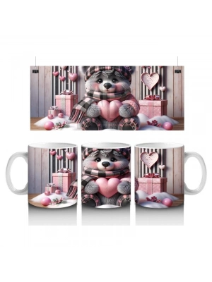 Çocuklara Sütü Sevdiren Hediye Dolu Ayıcık Kupa Bardak