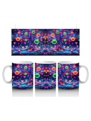 Çocuklara Sütü Sevdiren Kozmik Meyve Patlaması Kupa Bardak