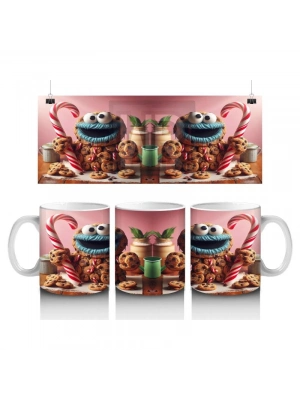 Çocuklara Sütü Sevdiren Kurabiye Canavarı Şenliği Kupa Bardak