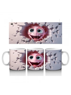 Çocuklara Sütü Sevdiren Meraklı Palyaço Balığı Kupa Bardak