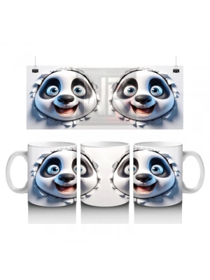 Çocuklara Sütü Sevdiren Meraklı Panda Kupa Bardak