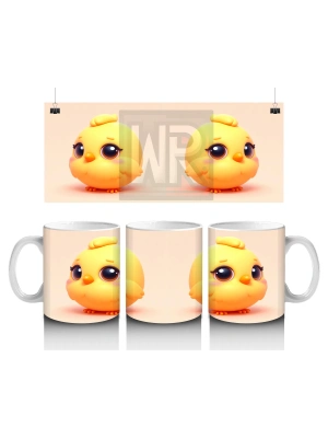 Çocuklara Sütü Sevdiren Minik Civciv Kupa Bardak