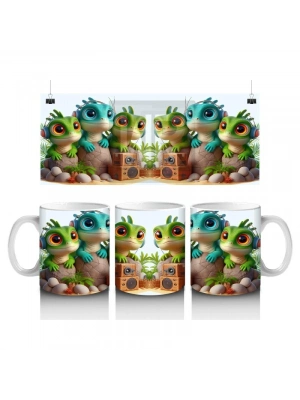 Çocuklara Sütü Sevdiren Müzikli Kuşlar Kupa Bardak