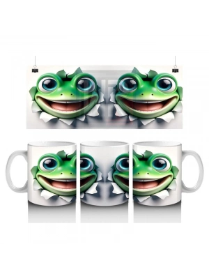 Çocuklara Sütü Sevdiren Neşeli Kurbağa Kupa Bardak