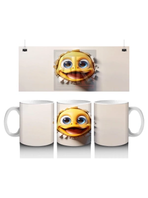 Çocuklara Sütü Sevdiren Neşeli Patlayan Yüz Kupa Bardak