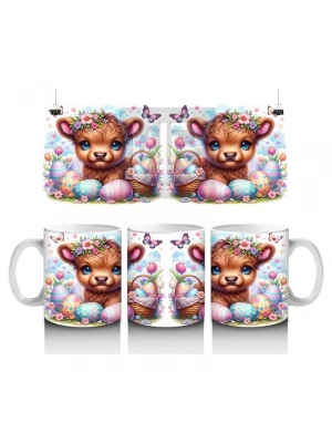 Çocuklara Sütü Sevdiren Paskalya Ceylan Yavrusu Kupa Bardak