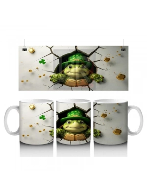 Çocuklara Sütü Sevdiren Şanslı Kaplumbağa Kupa Bardak