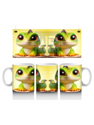 Çocuklara Sütü Sevdiren Sevimli Gün Işığı Bukalemun Kupa Bardak