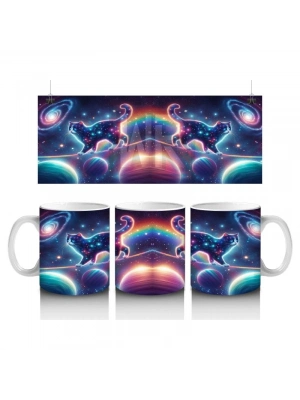 Çocuklara Sütü Sevdiren Sonsuz Evren Kedileri Kupa Bardak