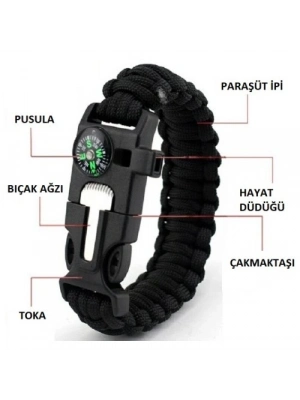 Çok Amaçlı Hayatta Kalma Bilekliği