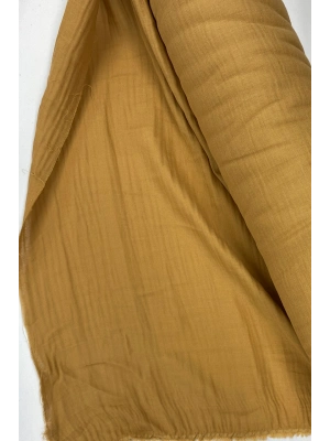 Çok Amaçlı Müslin Pamuklu Bebek Örtü ve Battaniye Kumaşı Müslin Bez Açık Kahve 37