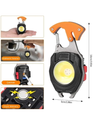 Çok Fonksiyonlu Anahtarlık Kamp Lambası