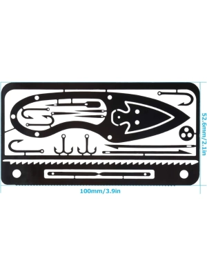 Çok Fonksiyonlu Hayatta Kalma Balıkçı Kiti