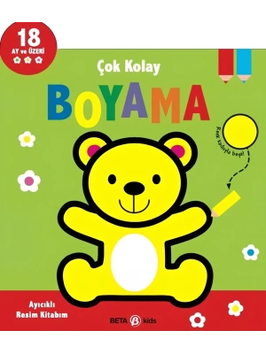 Çok Kolay Boyama Ayıcıklı Resim Kitabım