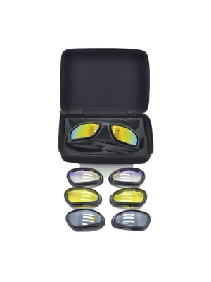 Çok Lensli Tactical Gözlük Seti