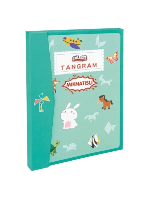 ÇOK SATAN 03 569 Ahşap Manyetik Tangram -Pilsan Oyuncak