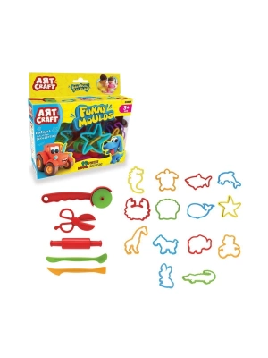 ÇOK SATAN 03299 Dede, Art Craft Eğlenceli Kalıplar 19 Parça / +3 yaş