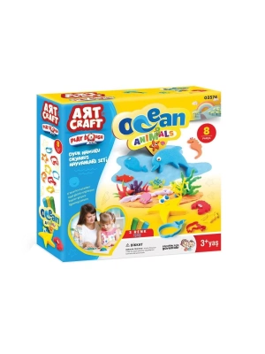 ÇOK SATAN 03574 Dede, Okyanus Hayvanları Seti Oyun Hamuru 150 gr / +3 yaş