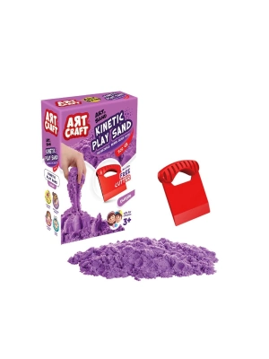 ÇOK SATAN 03689 Dede, Aksesuarlı Mor Kinetik Oyun Kumu 500 gr