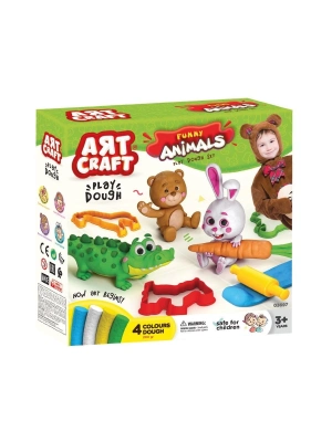 ÇOK SATAN 03697 Art Craft Eğlenceli Hayvanlar Hamur Set 200 gr