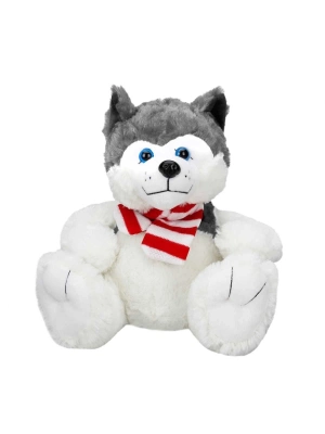 ÇOK SATAN 1030 Oturan Husky Atkılı Köpek 30 cm