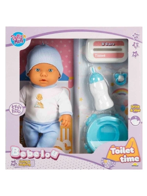 ÇOK SATAN 1030141 Sesli Bebelou Tuvalet Zamanı Bebek Seti 32 cm