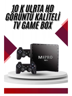 ÇOK SATAN 10K Ultra Hd Video Oyun Konsolu Android Tv Box 2.4g Game Stick