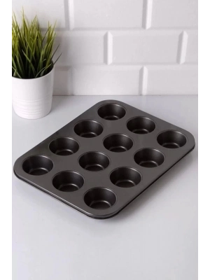 ÇOK SATAN 12li Yanmaz Yapışmaz Muffin Kek Kalıbı