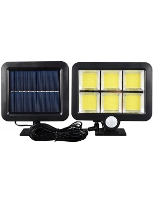 ÇOK SATAN 120 Cob Led Solar Panelli 3 Modlu Duvar Lambası Mz-302