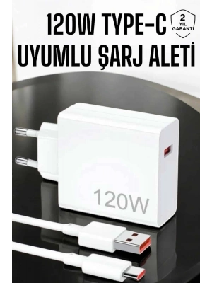 ÇOK SATAN 120W Şarj Aleti Type-C Uyumlu Turbo Şarj Aleti