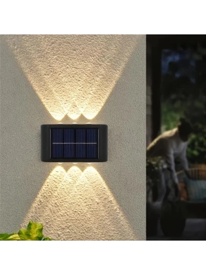 ÇOK SATAN 2li Solar Duvar Aydınlatması 6 Ledli Gün Işığı
