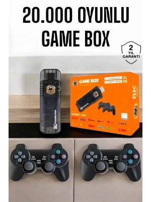 ÇOK SATAN 20.000 Oyunlu Premium Model Oyun Konsolu 8k Android Tv HD Game Stick