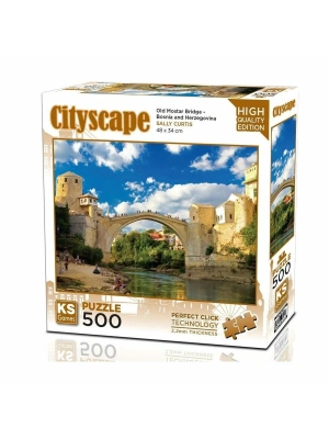 ÇOK SATAN 20061 Old Mostar Bridge Bosna Hersek 500 Parça Puzzle
