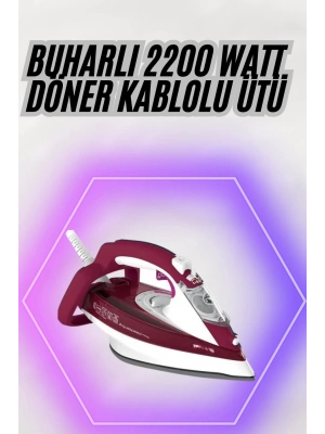ÇOK SATAN 2200W Seramik Kaplama Estetik Tasarımı 360 Derece Dönebilir Kablosu