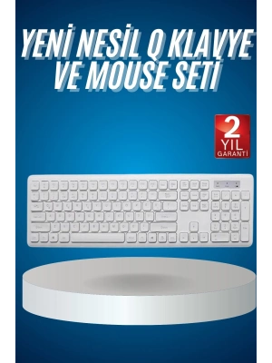 ÇOK SATAN 2.4 Ghz Wireless Kablosuz Klavye Mouse Seti Tv Pc Uyumlu
