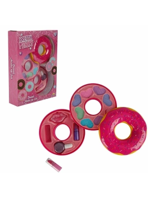 ÇOK SATAN 2596 Donut Şekilli 2 Katlı Makyaj Güzellik Seti -Sunman