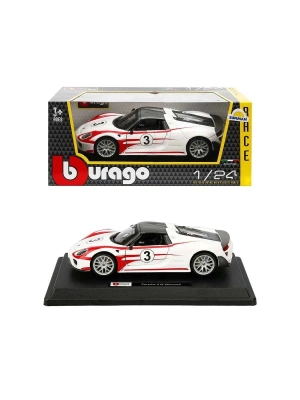 ÇOK SATAN 28009 Burago Porsche 918 Spyder 1:24 Model Araba