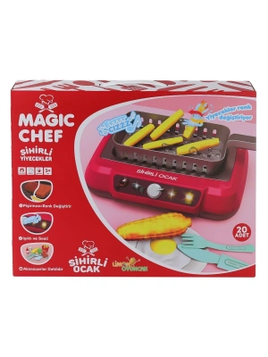 ÇOK SATAN 2A550 Magic Chef Barbekü Ocak Seti -Limon Oyuncak