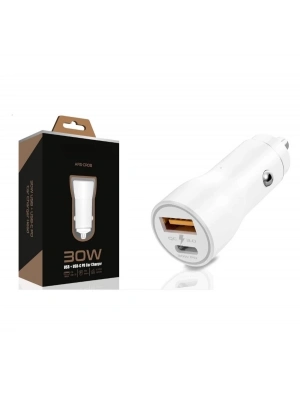ÇOK SATAN 30w Usb Ve Usb-c Pd Araba Şarj Cihazı Hızlı Şarj, İphone Ve Android Uyumlu, Çift Çıkışlı