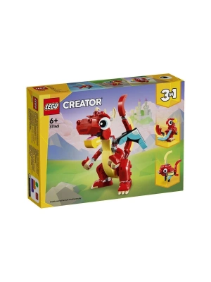ÇOK SATAN 31145 LEGO® Creator 3’ü1 arada Kırmızı Ejderha 149 parça +6 yaş
