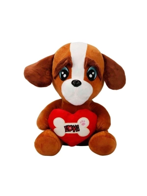 ÇOK SATAN 3183 Sunman, Kalpli Peluş Köpek 30 cm