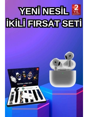 ÇOK SATAN 3.Nesil TWS Bluetooth Kulaklık Bluetooth Bağlantılı Akıllı Saat Amoled Ekran Plastik Hasır Kordon