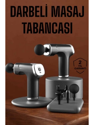 ÇOK SATAN 4 Başlıklı Darbeli Şarjlı Masaj Aleti Tabancası Kablosuz