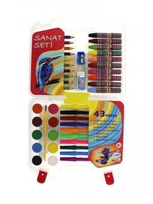ÇOK SATAN 43 Parça Çantalı Sanat Seti