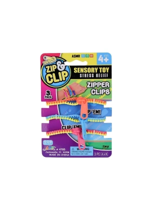 ÇOK SATAN 4785 Zıp Clip Zipper Clips 3lü -Sunman