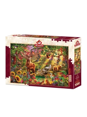 ÇOK SATAN 5176 Art Puzzle Büyülü Orman 1000 Parça Puzzle