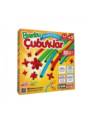 ÇOK SATAN 5462 KumToys, Bambu Çubuklar - 300 parça / +3 yaş