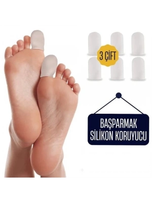 ÇOK SATAN 6 ADET Baş Parmak İçin Silikon Koruyucu